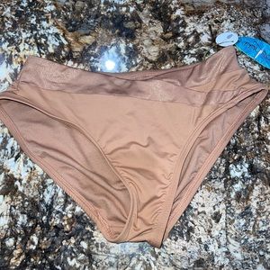 mynah swimsuit womens bottoms NWT Brand New Copper  XS Mid Rise Full Coverage